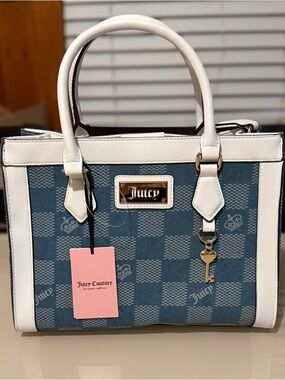 Juicy Couture Miss Independent Denim Tote Bag